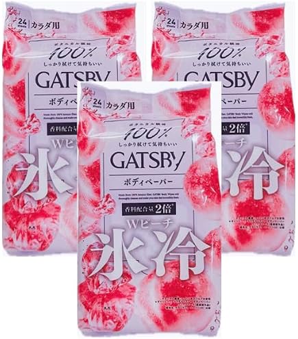 Amazon | ギ ャ ツビー ボディシート グリーンアップル 24枚入×3個